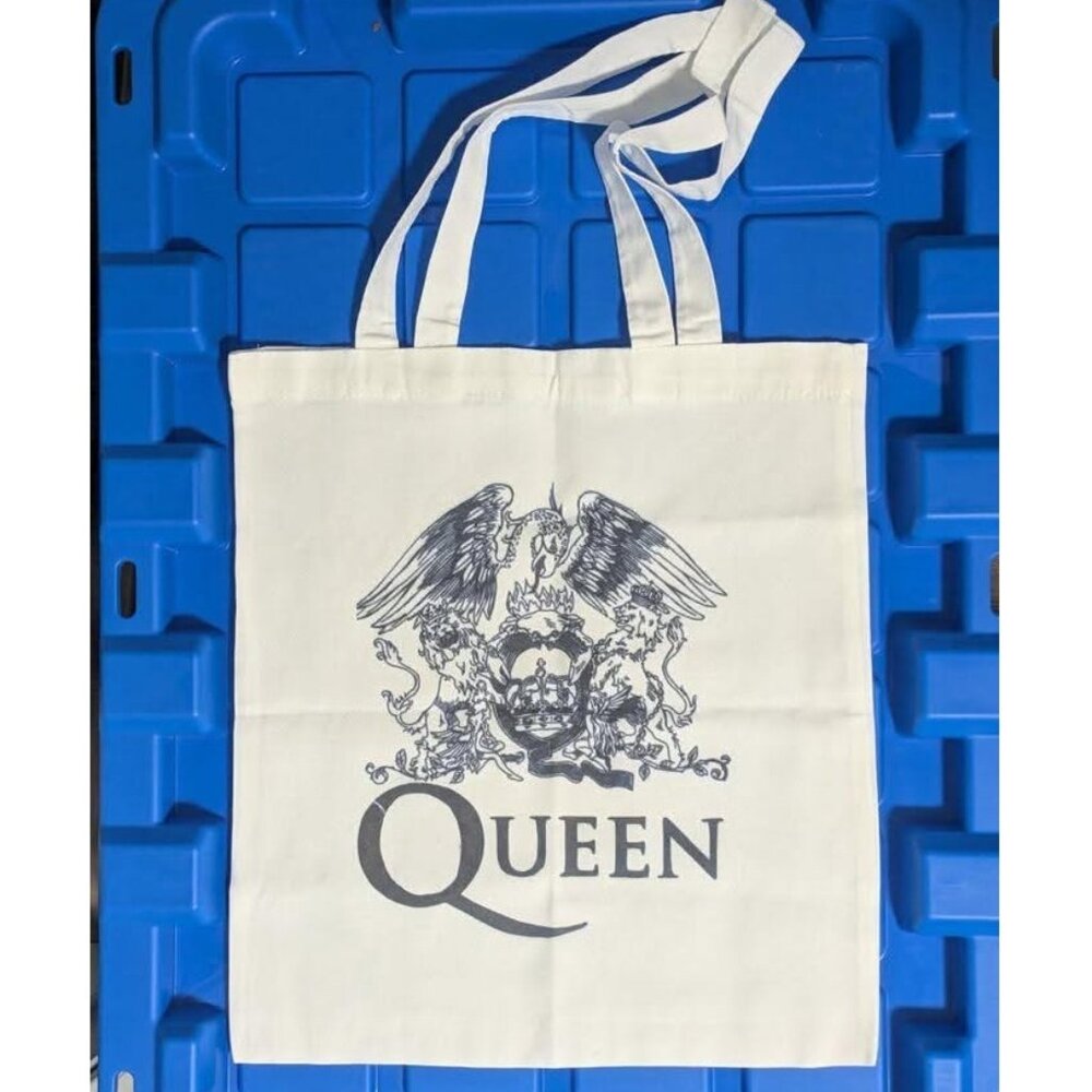 **2/$20 SALE - QUEEN Band Canvas Tote Bag - New
